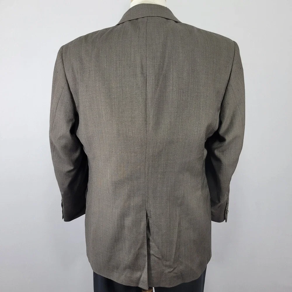 JOS A BANK Men's Sport Coat Blazer Two Button Brown Wool Size‎ 44S